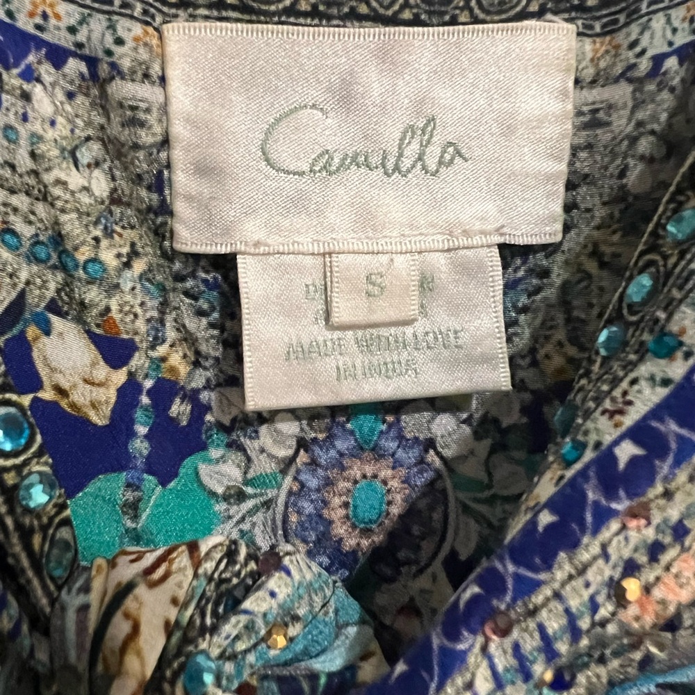 Camilla Maxi Dress With Tie Front - Picture 3 of 6